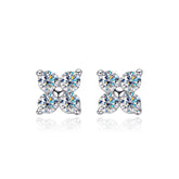 Brinco 4 Pedras Moissanite